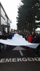 lenzuolo in corteo