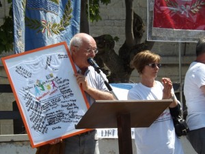 consegna maglietta tassisti