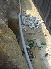 Campomarino, una discarica nell’area archeologica