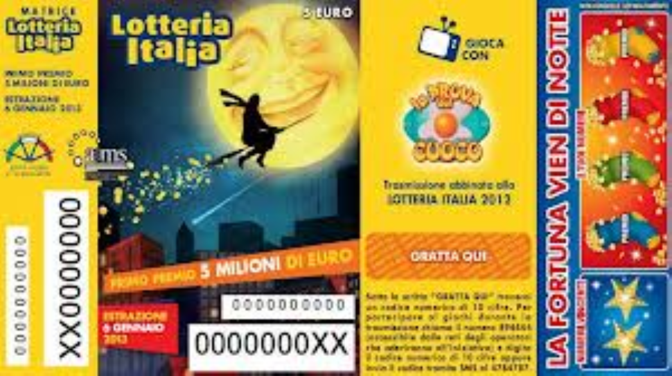 Lotteria Italia, a Venafro tagliando da 50mila euro