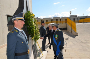 Le Fiamme gialle commemorano Antonio Zara