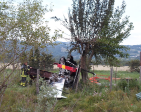 Schianto a Campochiaro, il pilota trasferito a Napoli