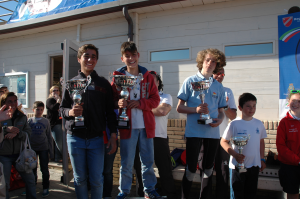 Vela, Sfischio sul podio