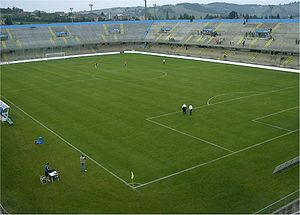 Campobasso-Salernitana, disputa sulla tribuna laterale destra