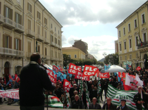 Crisi e disoccupazione, in piazza la protesta