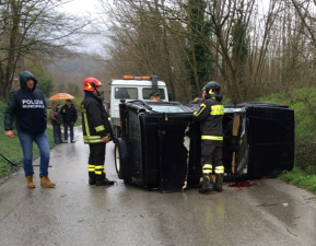 Si ribalta Suv, muore donna di San Polo Matese