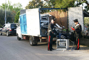 Blitz dei Carabinieri contro lo smaltimento illecito di rifiuti pericolosi
