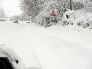 Nevica ormai da 10 ore
