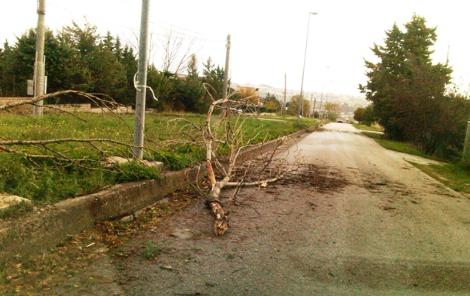 Il vento spazza il Molise