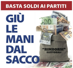 Basta soldi ai partiti, parte da Termoli la nuova campagna firme dell’Idv