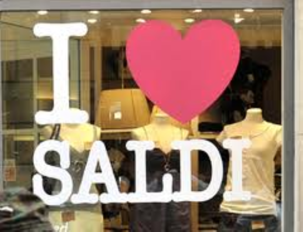 Sabato partono i saldi