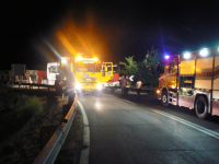 Rionero, si ribalta tir. Ferito l’autista