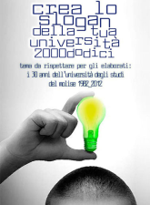 Università, torna il concorso ‘Crea lo slogan’