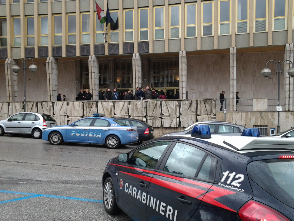 Allarme bomba in Tribunale a Isernia