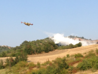 Vasto incendio a Morrone lambisce il sito archeologico di Santa Maria di Casalpiano