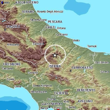 Trema la terra in alto Molise