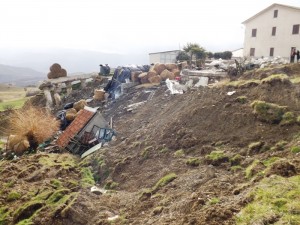 frana contrada Zarlenga Agnone