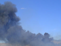 In fiamme sito di stoccaggio nell’alto casertano, adesso la nube tossica minaccia il Matese