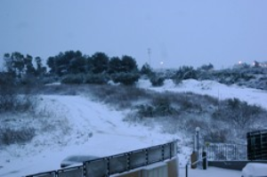 Termoli si risveglia sotto la neve