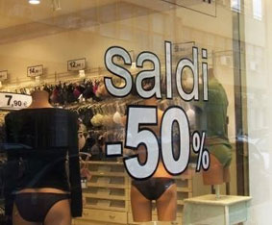 I saldi ‘anticipano’ al 2 luglio, inizia il conto alla rovescia