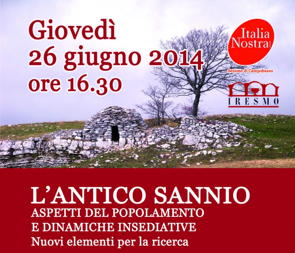 Giovedì all’ex Gil si parla di ‘Antico Sannio’