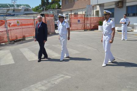 Il Prefetto Di Menna in visita alla Capitaneria di Porto di Termoli
