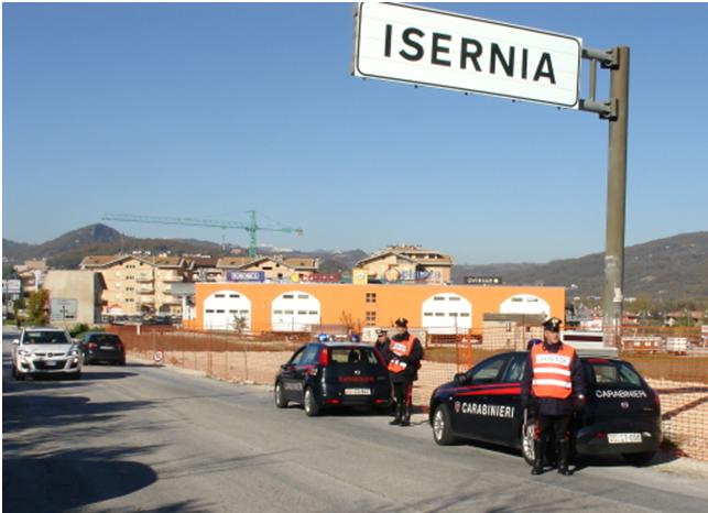 Vasta attività dei Carabinieri nell’hinterland isernino