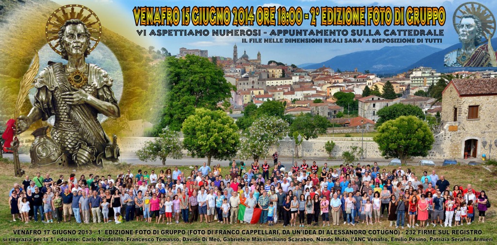 Venafro, domani la seconda edizione della foto di gruppo