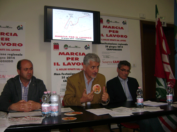 Molise in marcia per il lavoro, arriva Camusso