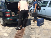 La Squadra Mobile al lavoro