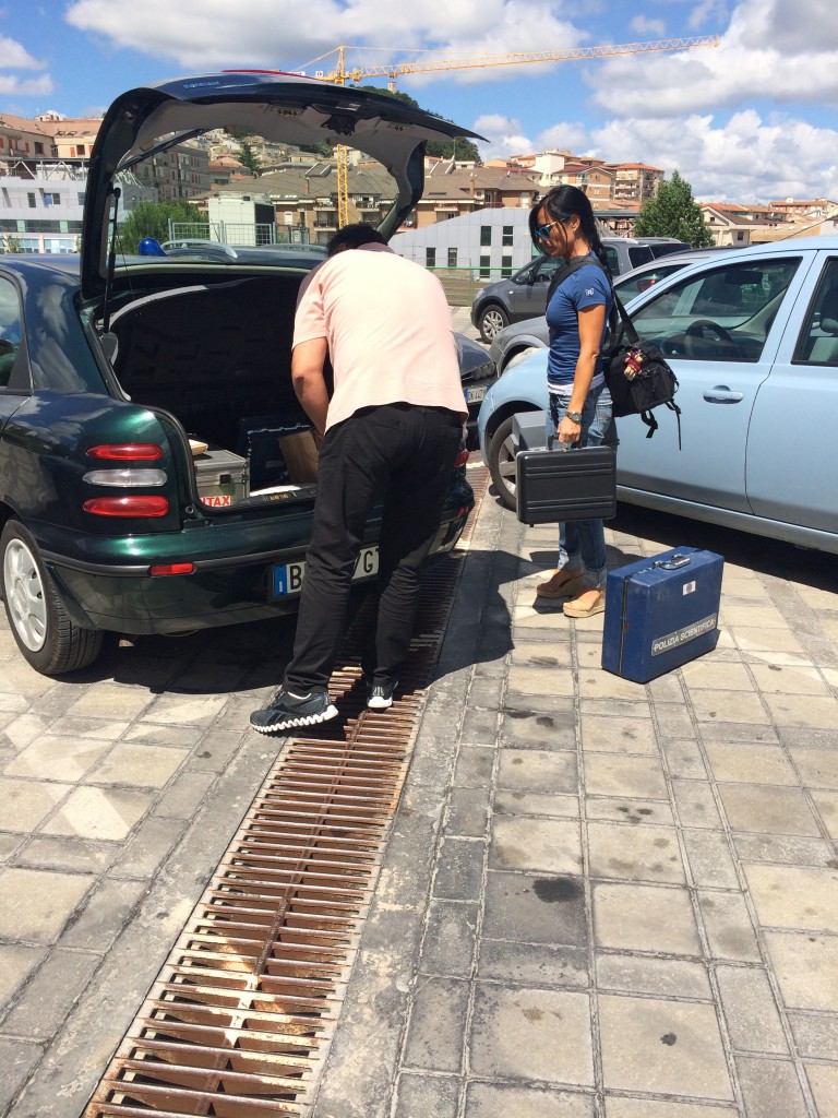 La Squadra Mobile al lavoro