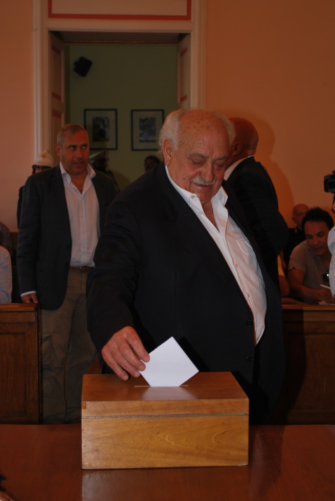 Nel primo consiglio l’affetto per Di Bartolomeo