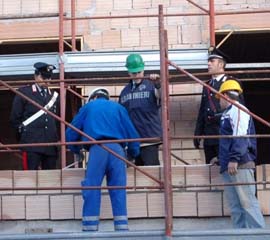 Sicurezza nei cantieri, giro di vite dell’Arma