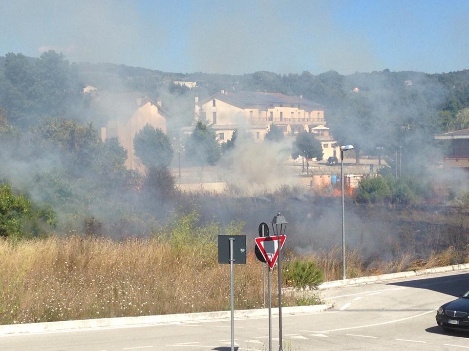 Incendio a Vinchiaturo