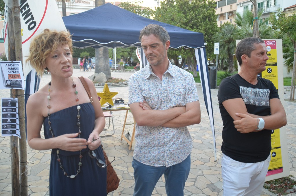 Grillini in piazza contro riforme renziane e governi locali