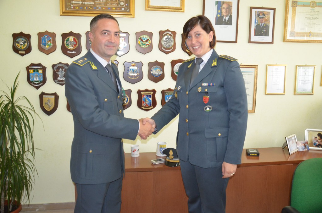 Giuseppe Cristofaro è il nuovo comandante della Guardia di finanza a Termoli