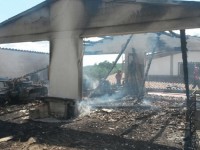 Fossalto, rimessa agricola distrutta dalla fiamme