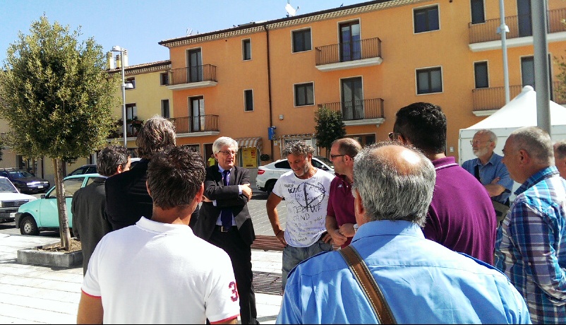 Il nuovo segretario generale dell’Ugl Mancini in visita a San Giuliano di Puglia