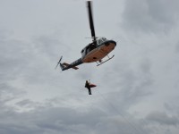 Soccorso alpino, esercitazione a Campochiaro