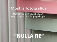 Nulla re, domani l’apertura della mostra fotografica