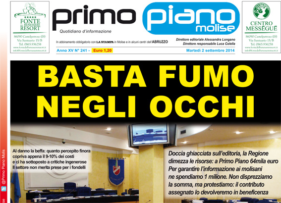 Editoria, basta fumo negli occhi: devolveremo in beneficenza il contributo che ci ha assegnato la Regione