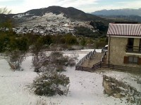 Anticipo d’inverno, prima neve in alto Molise