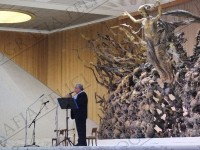 Don Elio Benedetto si è esibito davanti a Papa Francesco