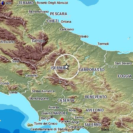 Scossa di terremoto nel ‘Sannio’