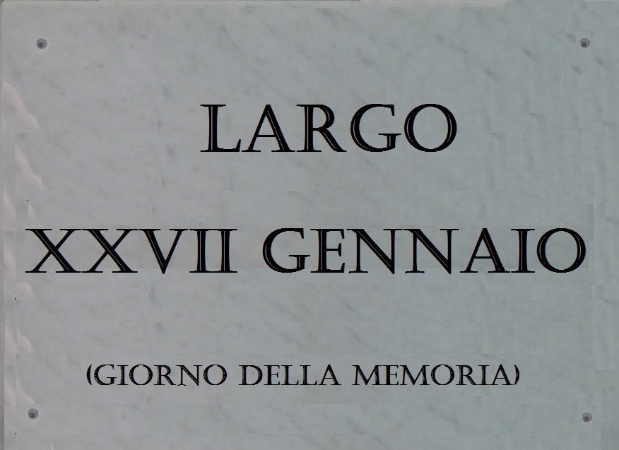 Il Largo di via XXIV Maggio da intitolare al Giorno della Memoria
