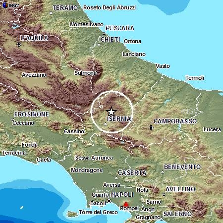 Lieve terremoto nel Sannio