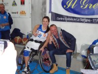 Gigi D’Alessio a Termoli per la partita di basket in carrozzina della Fly Inail