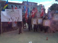 Sanità, la protesta dei lavoratori della fondazione Mileno