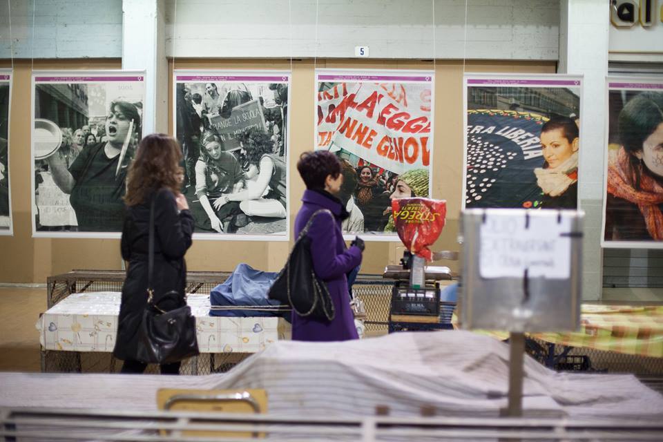 Le attrici Mastromonaco e Petti chiudono la mostra al mercato coperto