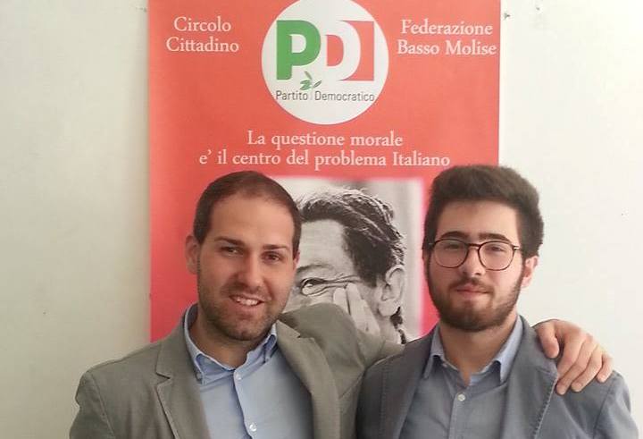 Giovani Democratici, Robusto nuovo segretario del Basso Molise